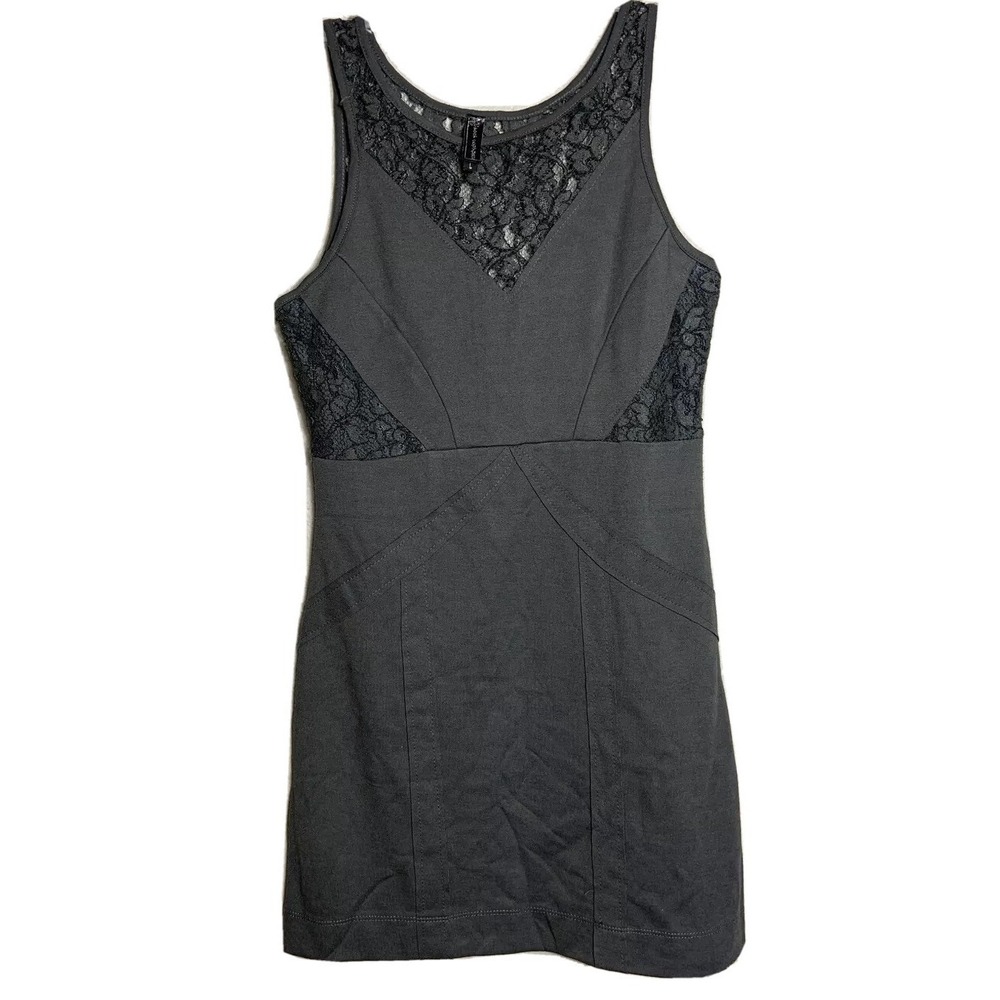 POOF COUTURE GRAY‎ MINI DRESS SIZE L